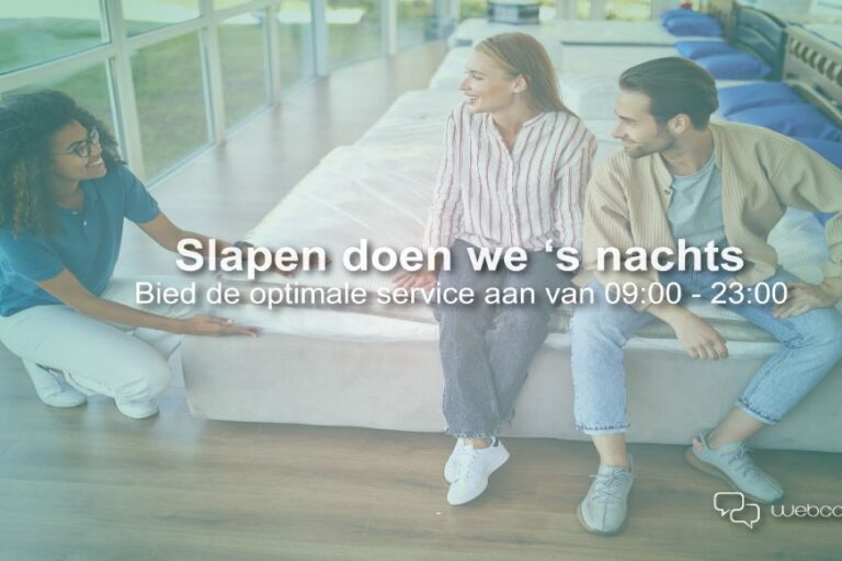 livechat slaapbranche